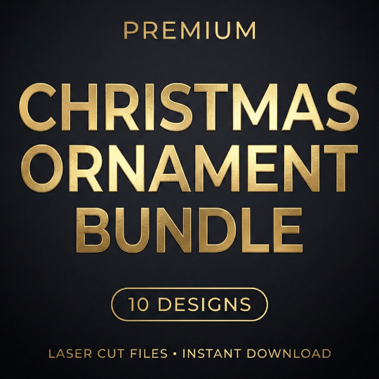 Premium Christmas Ornament Bundle (10 Designs)